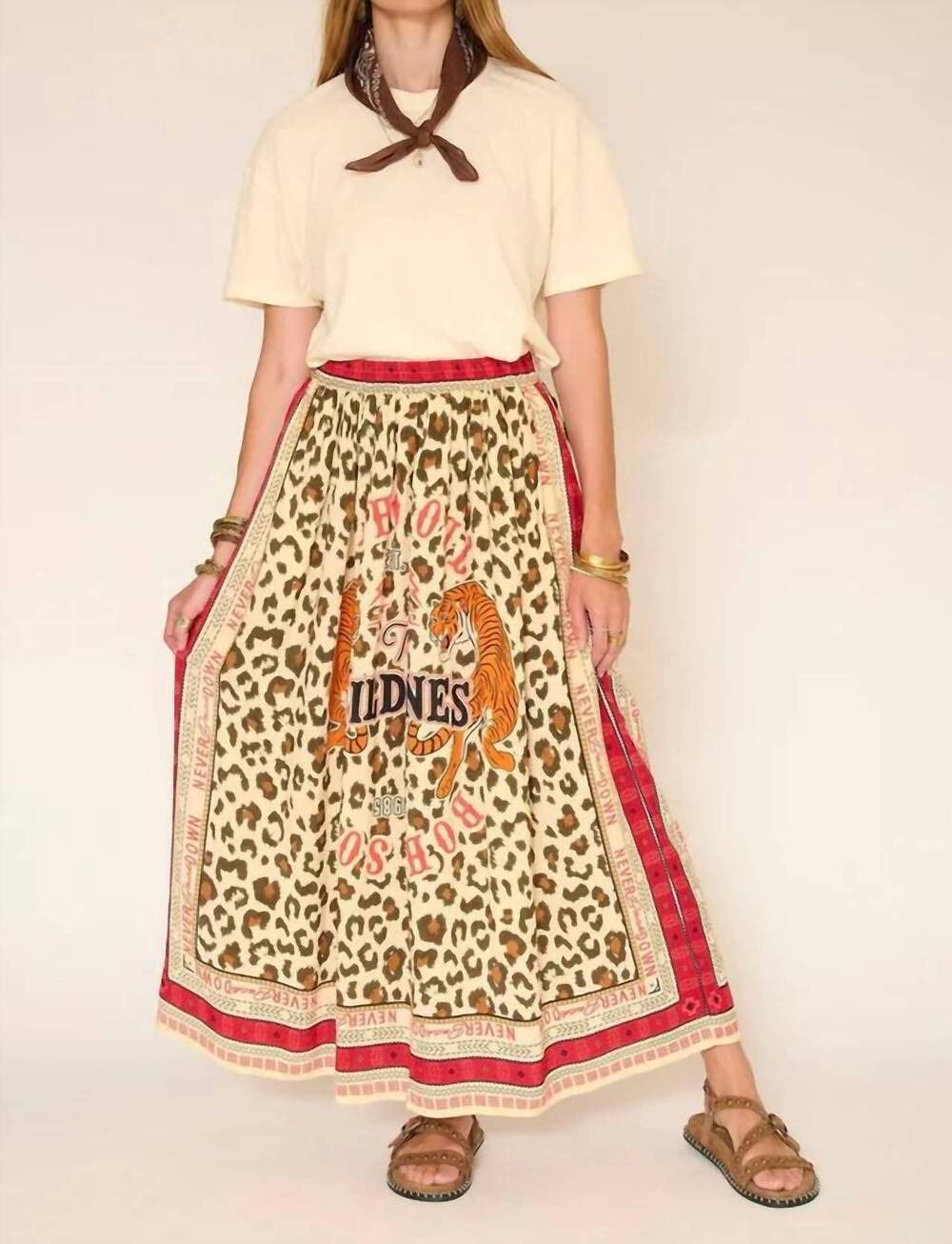 NEW MKT STUDIO jaguera skirt in natural